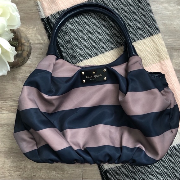 kate spade Handbags - Kate Spade Stevie Cambridge Stripe NWOT
